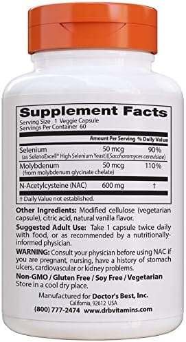 NAC Detox Regulators, 60 Capsules - Doctor's Best