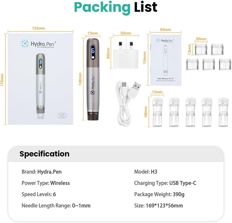 Hydra Pen H3 Derma stylo
