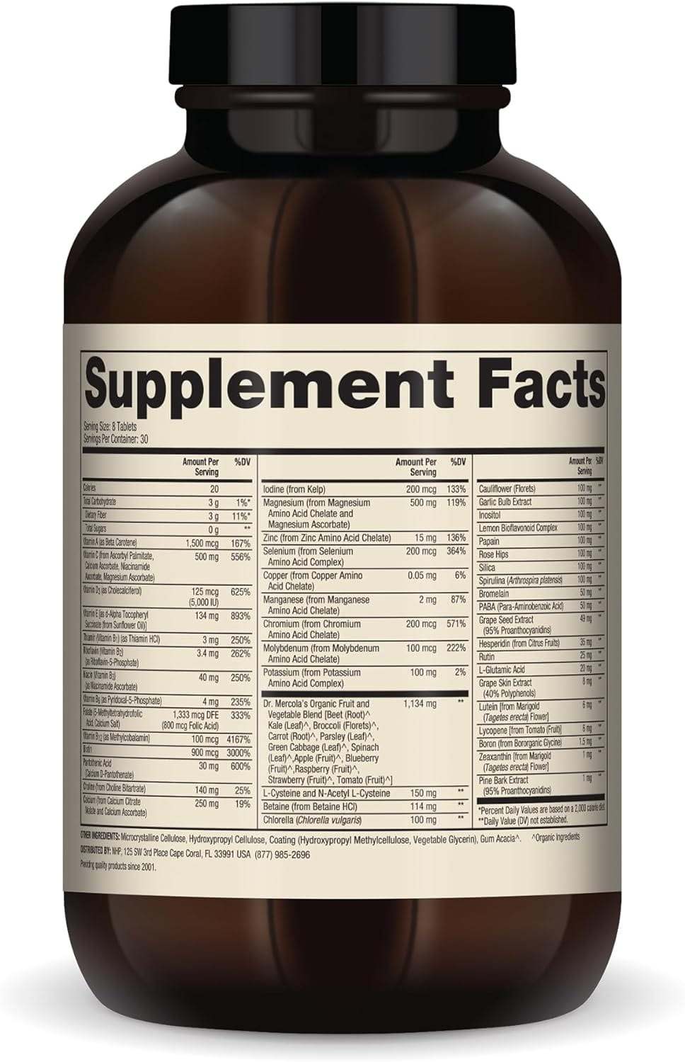 Whole Food Multivitamin Plus - 240 tableta - Dr Mercola