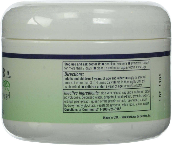 Terapia cálida, gel natural para aliviar el dolor, 227.2g - Terapia profesional de Sombra