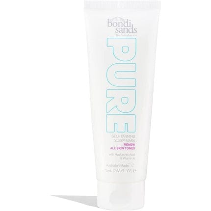 Bondi Sands Pure Self Tanning Sleep Mask Renew with Hyaluronic Acid and Vitamin A 75mL