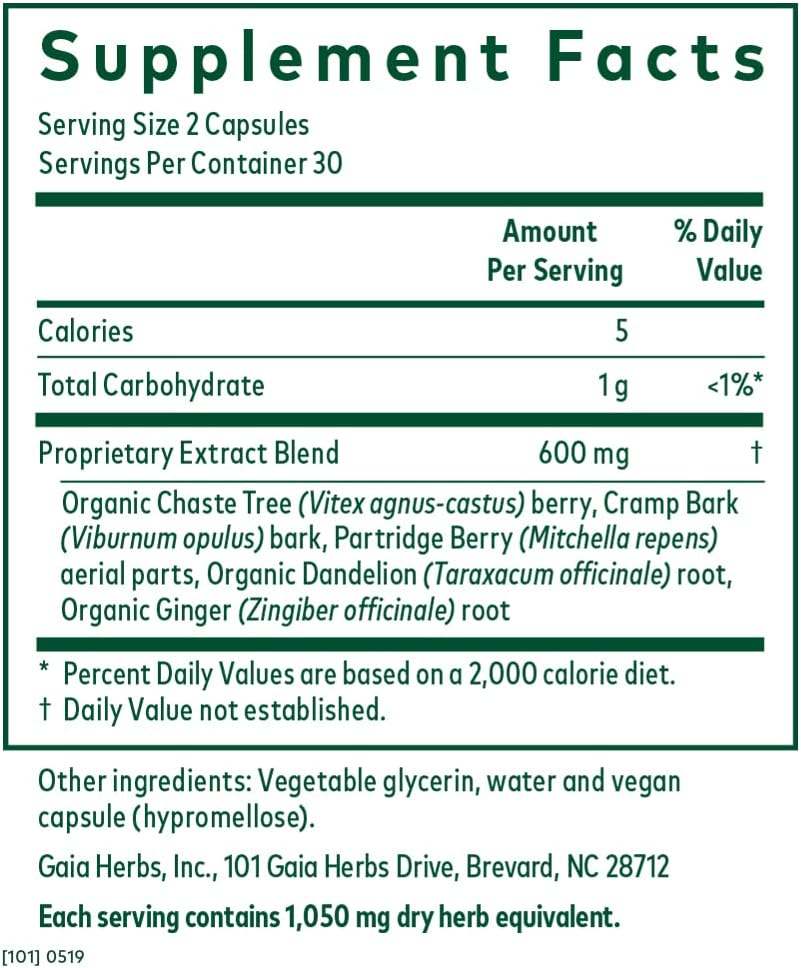 Formuła reprodukcyjna VITEX (60 kapsułek fito) - Zioła Gaia