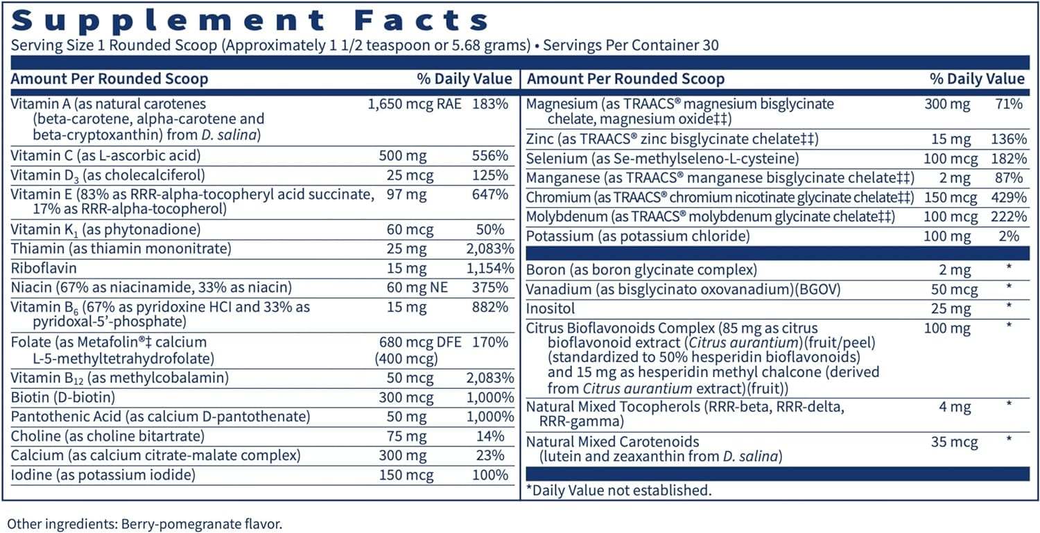 Vitaspectrum pulver citrusmak, 165 g - Klaire Labs (SFI Health)