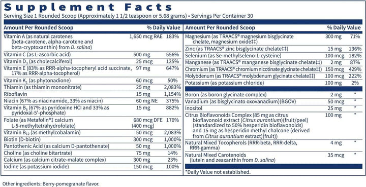 Vitaspectrum pulvera citrusaugļu aromāts, 165 g - Klaire Labs (SFI Health)