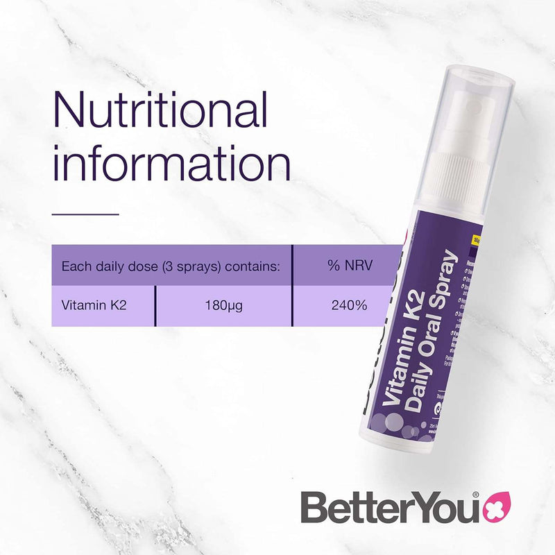 Vitamine K2 Dagelijkse orale spray 180ug 25ml - Beter you