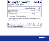 Vitamin E (with mixed tocopherols) 400 IU, 90 softgels - Pure Encapsulations