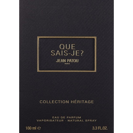 Jean Patou Que Sais Je Heritage Collection Eau de Parfum Spray for Women 100ml