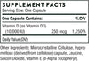 Vitamin D3/D-3 - D-10000 - 60 Veg Caps - Thorne