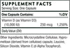 Vitamin D3/D -3 - D -10000 - 60 Veg kape - Thorne