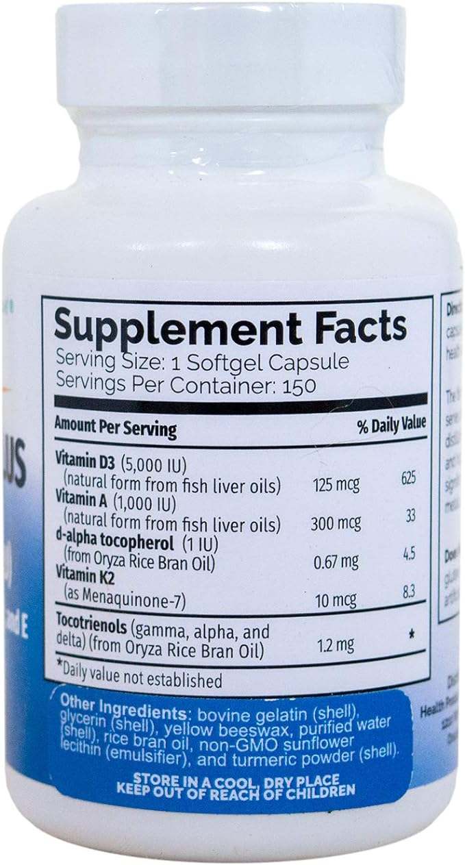 D3 -vitamiini Plus, 150 Softgels - Health Products Distributors