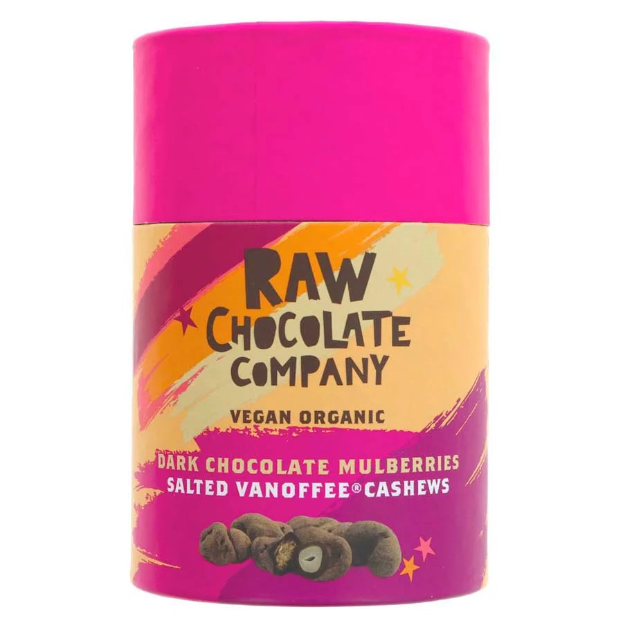 Die Raw Chocolate Company Frucht- und Nussgeschenkrohr 180g