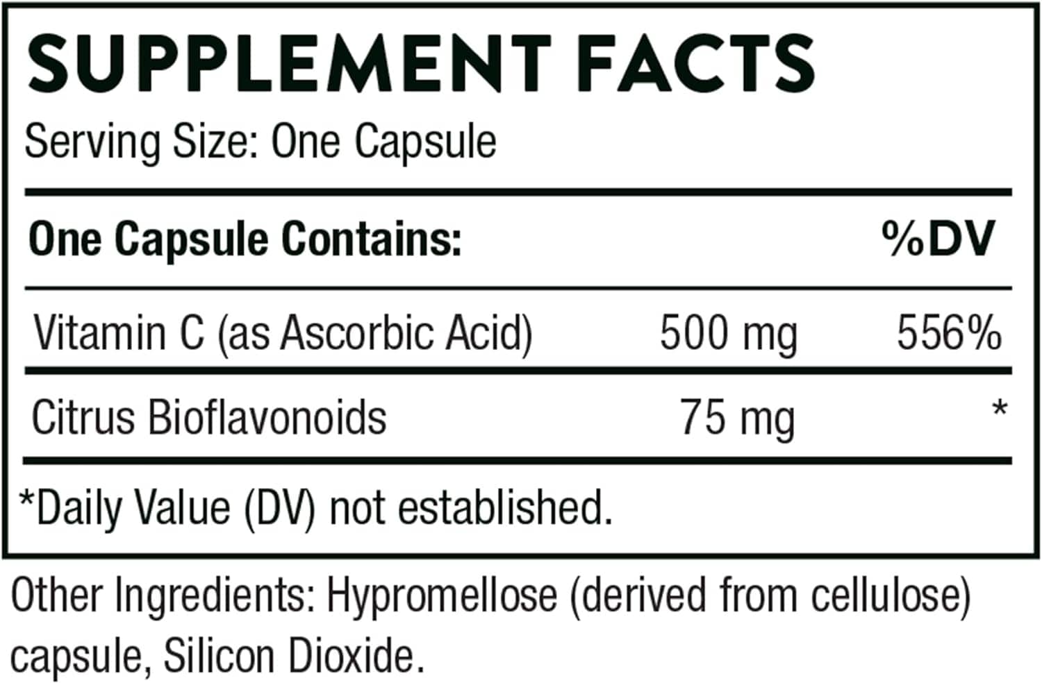 Vitamine C avec flavonoïdes - 90 Capes végétariens - Thorne