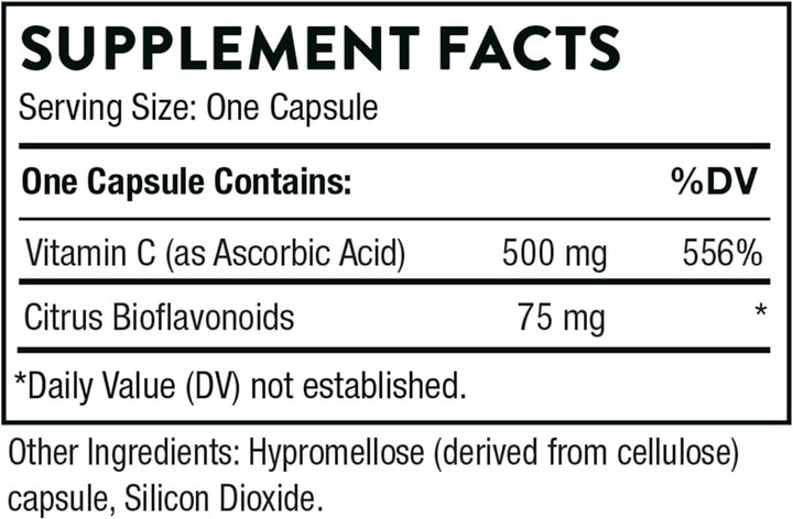 Vitamin C s flavonoidi - 90 zelenjavnih pokrovčkov - Thorne