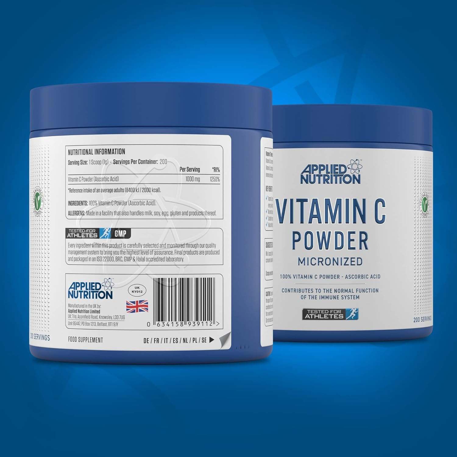 C -vitaminpulver 200G - Applied Nutrition