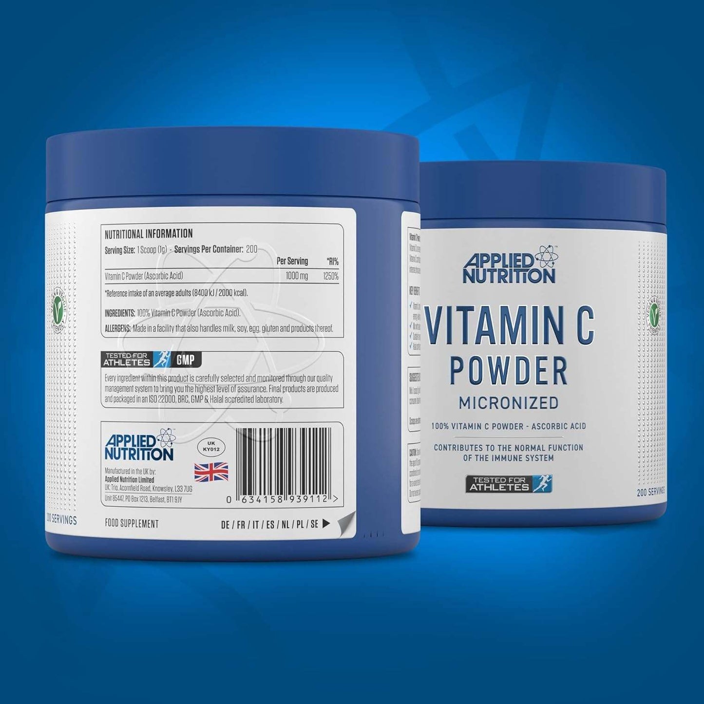 Vitamina C Powder 200G - Nutrição Aplicada