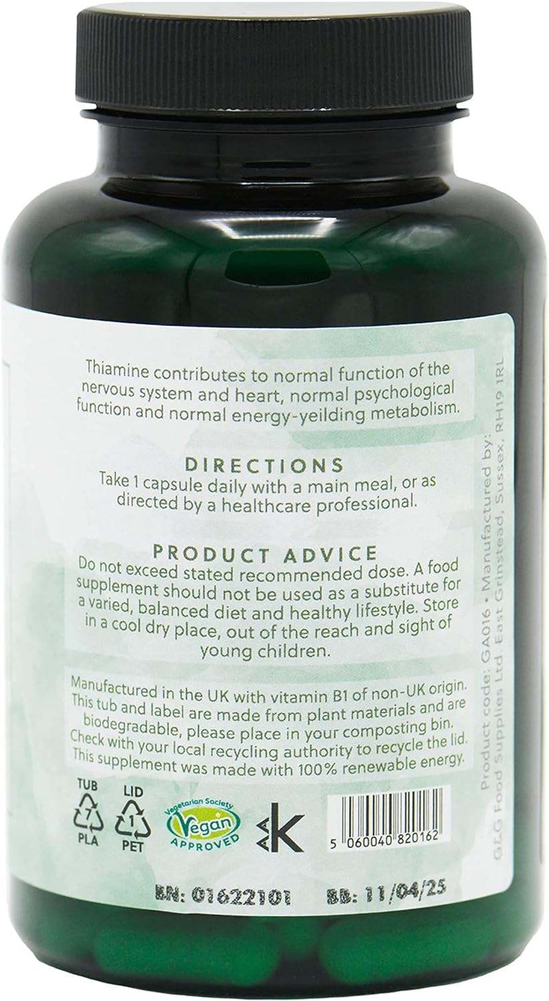 Vitamin B1 tiamin 500mg 90 kapsula - G & G vitamini