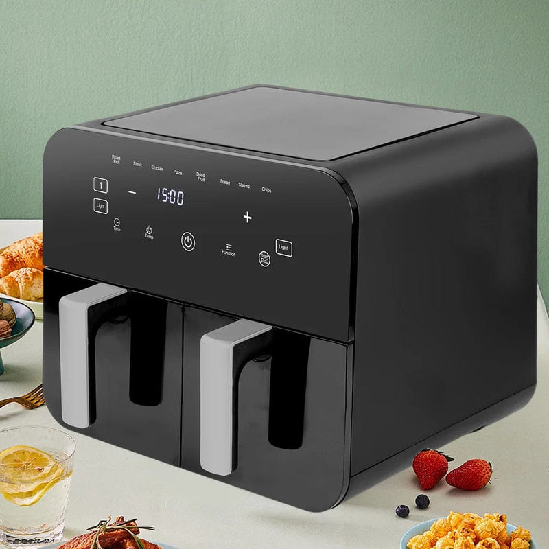 Welzo RapidPro 2000 XL 10L Heißluftfritteuse – Smart Touch Display, 8 Kochvoreinstellungen, fettarmes Kochen