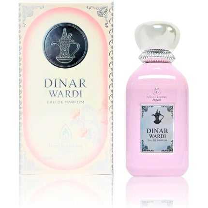 Dinar Wardi 100ml Eau De Parfum Long-lasting Perfume for Women Soft Musky Floral Vanilla Spray Fresh Rose Orange Blossom Musk 100ml