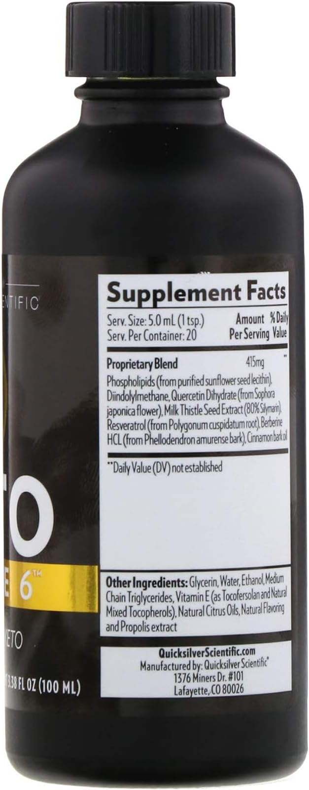 Keto pred 6 (100 ml) - Quicksilver