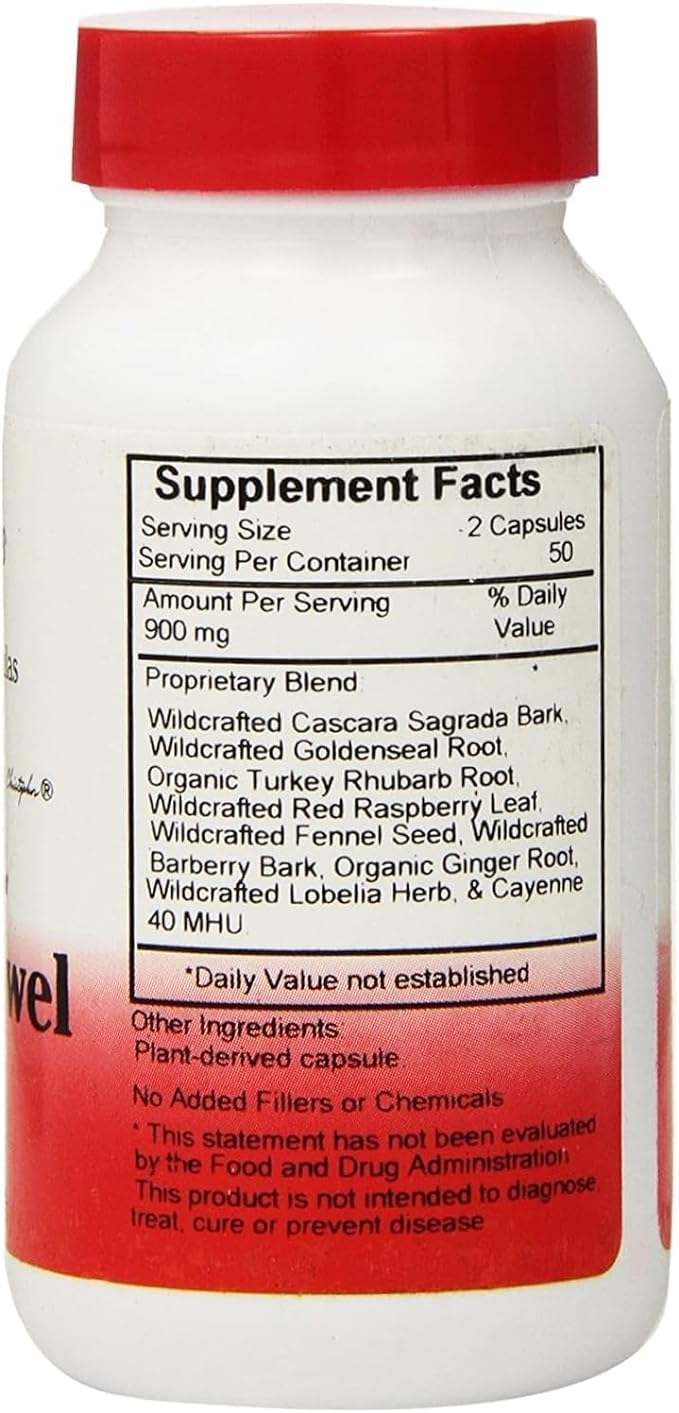 Lower Bowel Formula, 450 mg, 100 Vegetarian Caps - Christopher's Original Formulas