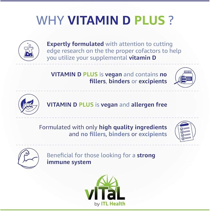 Mag365 Vitamin D Plus With Vitamin D3 B12 K2 60 Capsules
