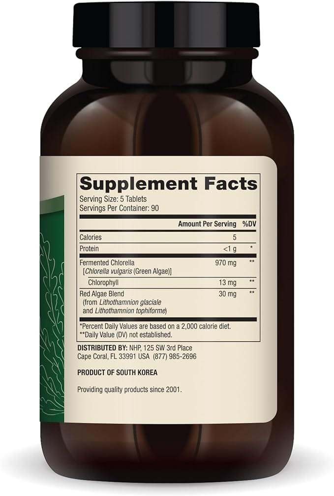 Chlorella fermentate - 450 de comprimate - Dr. Mercola