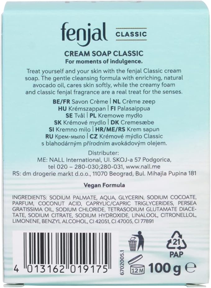 Fenjal Classic Creme Soap 100g