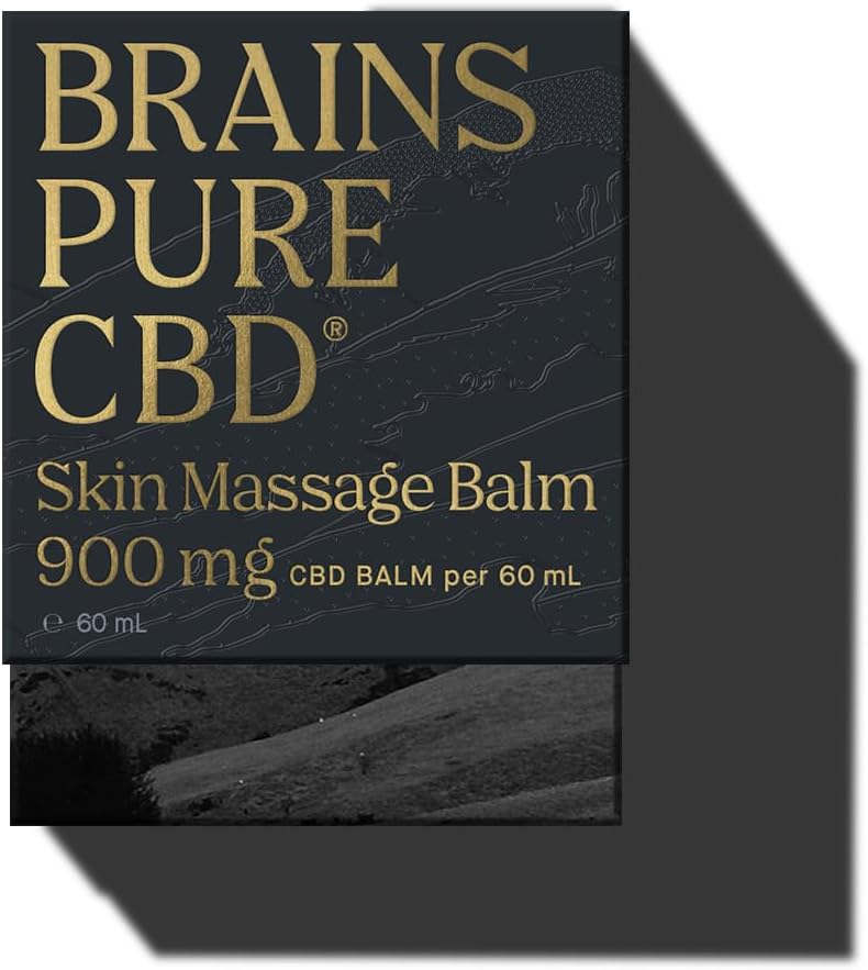 Hersenen pure hersenen zuivere CBD -huidmassagebalsem