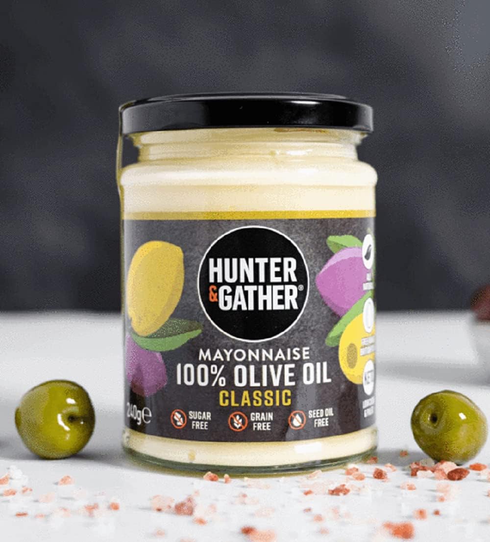 Hunter e raccogli la classica maionese dell'olio d'oliva al 100% 250G