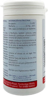 Riboflavina 50mg, 100 tapas - Lamberts