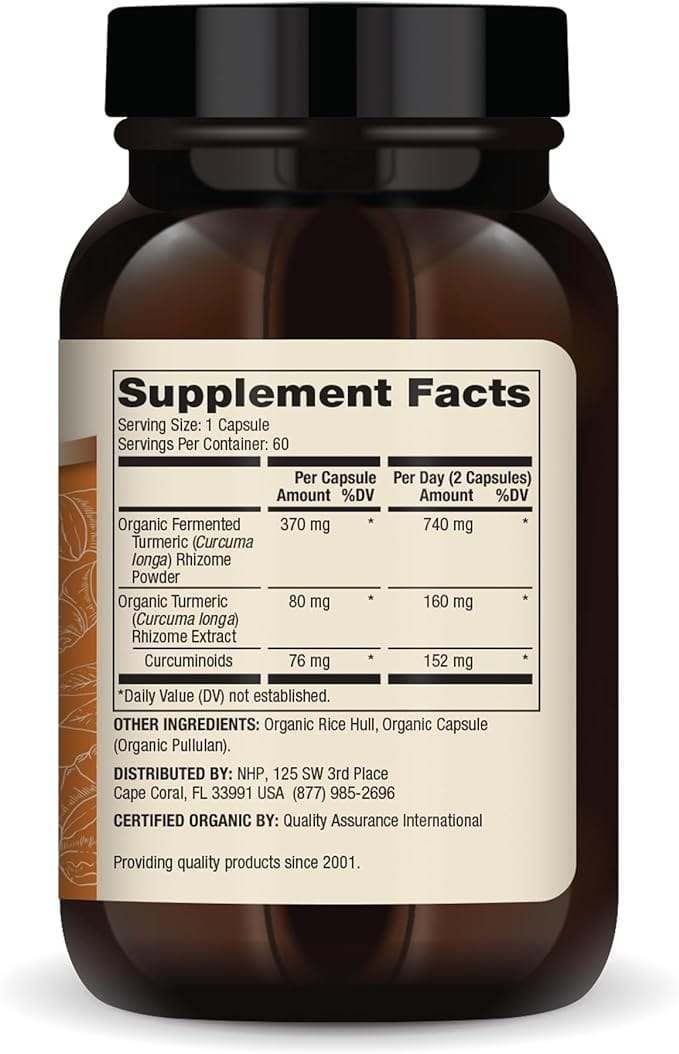 Turmeric fermentat, 60 de capsule - Dr. Mercola