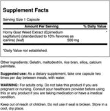 Swanson Horny Goat Weed Extract, 500mg - 120 caps