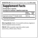 Kyolic Cardiovascular & Immune Reserve (Aged Garlic Extract) 1200 mg, 120 Capsules - Wakunaga
