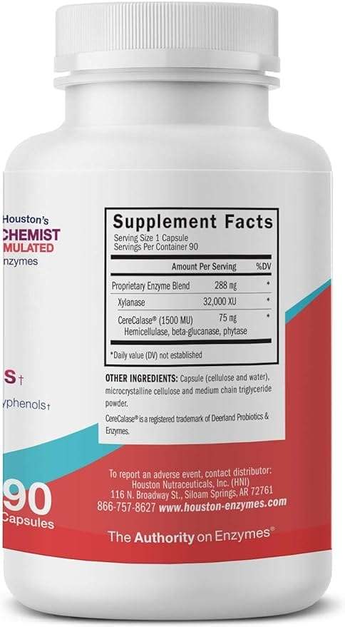 NO-FENOL, 90 CAPSULES - HOUSTON ENZYMES