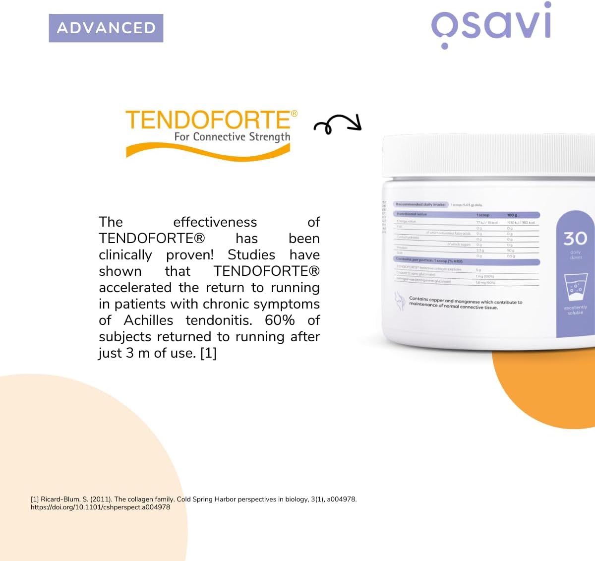 Osavi Collagen Peptides - Tendons & Ligaments - 1509 grams