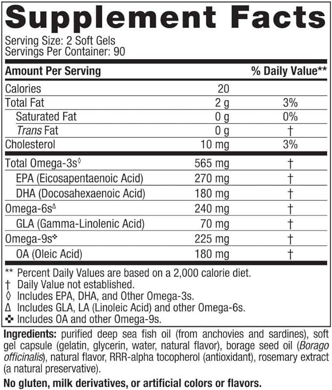 Complete Omega (Lemon) 180 Soft Gels - Nordic Naturals