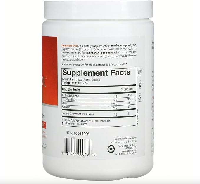 Pectasol -C (modificeret Citrus Pectin) 150G - Econugenics