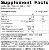 Omega -3d (limun) 237 ml - nordijski naturals