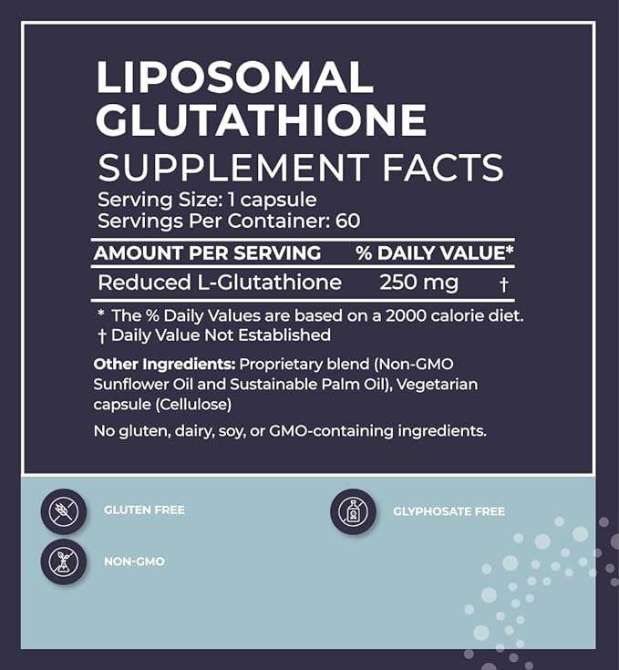 Liposomal Glutathione - 60 capsules - BodyBio