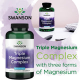 Swanson Triple Magnesium Complex, 400mg - 300 caps