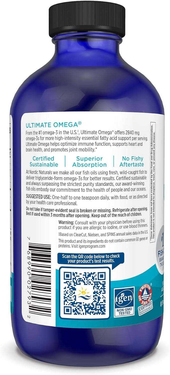 Ultimate Omega (cytryna) 237 ml - Nordic Naturals