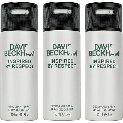 David Beckham Inspired By Respect Deodorant Anti-Perspirant Body Spray for Men 150ml