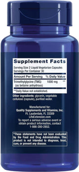 TMG 500mg (60 capsules) - Extension de vie