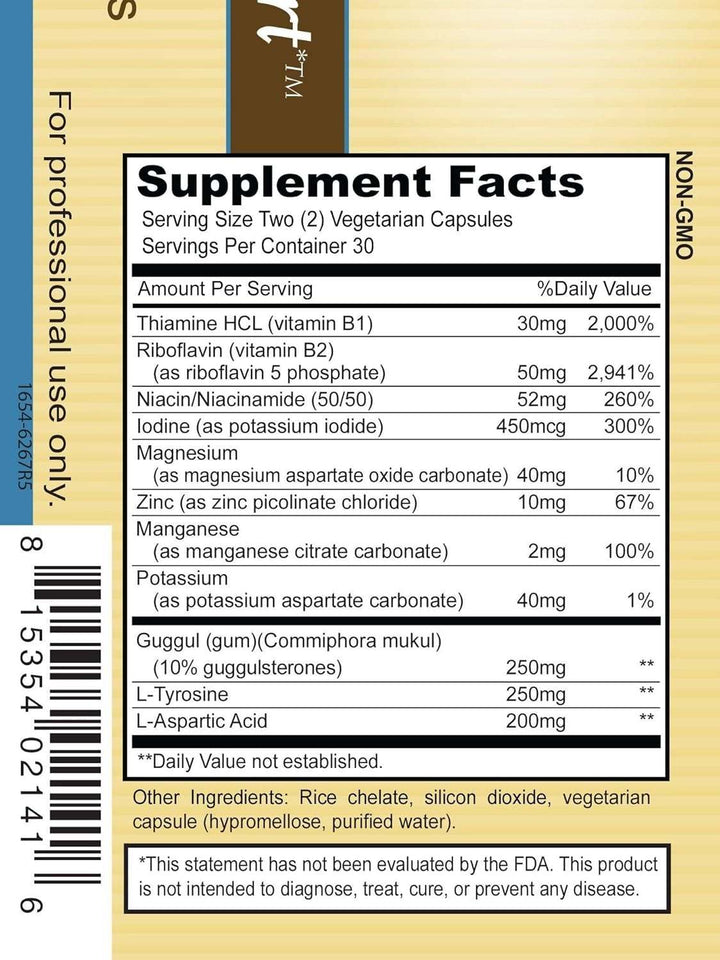 Tiroidă 300mg, 120 capsule - prioritare unu vitamine