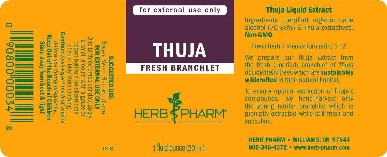 Thuja, 1 uncija - „Herb Pharm“