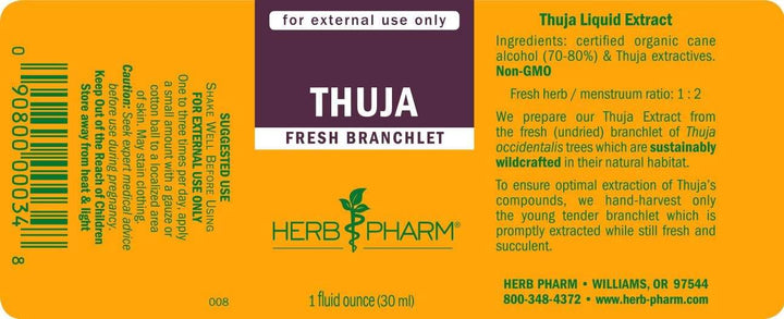 Thuja, 1 uncja - Herb Pharm