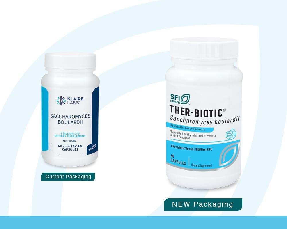 Ther -Biotic Saccharomyces Boulardii 60 Capsules - Klaire Labs (SFI Health)