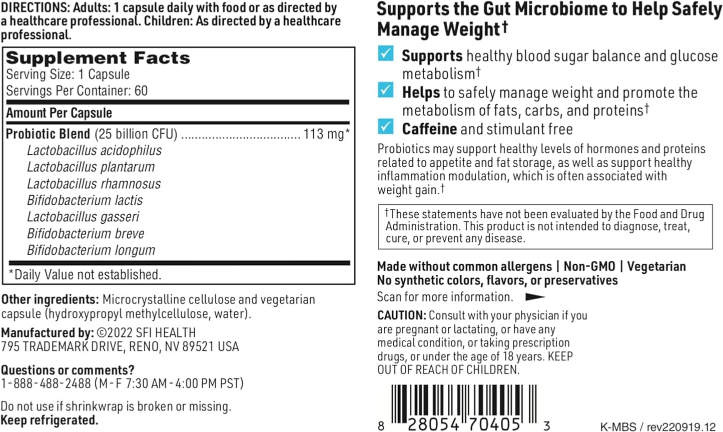 Ther -biotyczna formuła metaboliczna, 60 kapsułek - Klaire Labs (SFI Health)