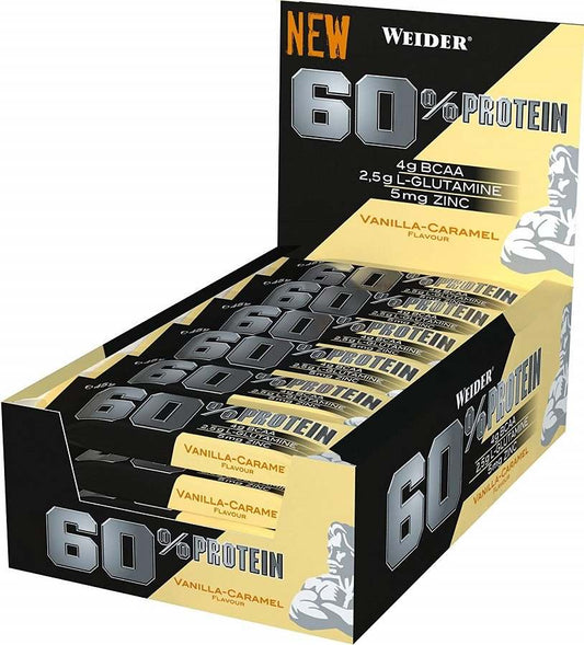 Weider 60% Protein Bar, Cookies & Cream - 24 x 45g