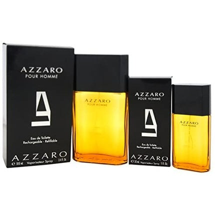 Azzaro Pour Homme 2 Piece Gift Set: Eau de Toilette 100ml - Eau de Toilette 30ml